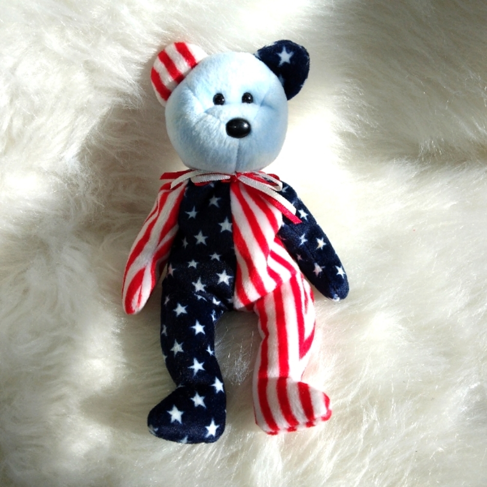 Ty Beanie Baby, Spangle the Bear, 1999